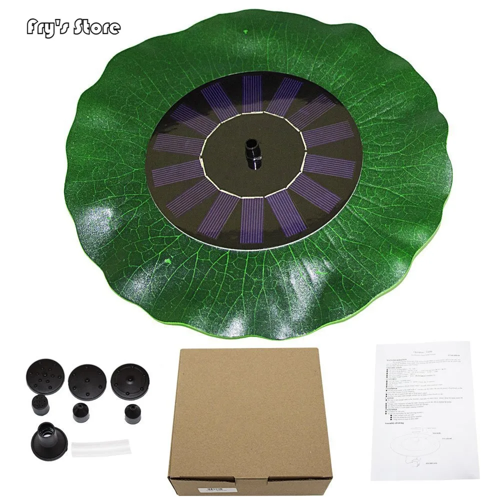 

Solar Water Pump 7V Floating Waterpomp Panel Garden Plants Watering Power Fountain Pool Automatical for Fountains Waterfalls New