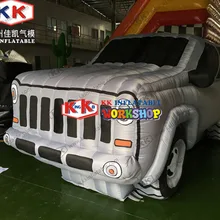 Exhibition of various models of automobiles Simulation of vehicle inflatable model