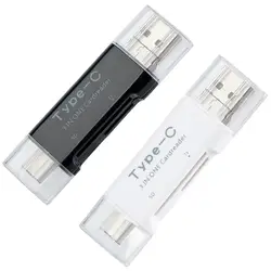 3 в 1 USB 3,1 Тип-C Micro USB TF/SD Card Reader адаптер для ПК samsung S8 huawei P10 LG