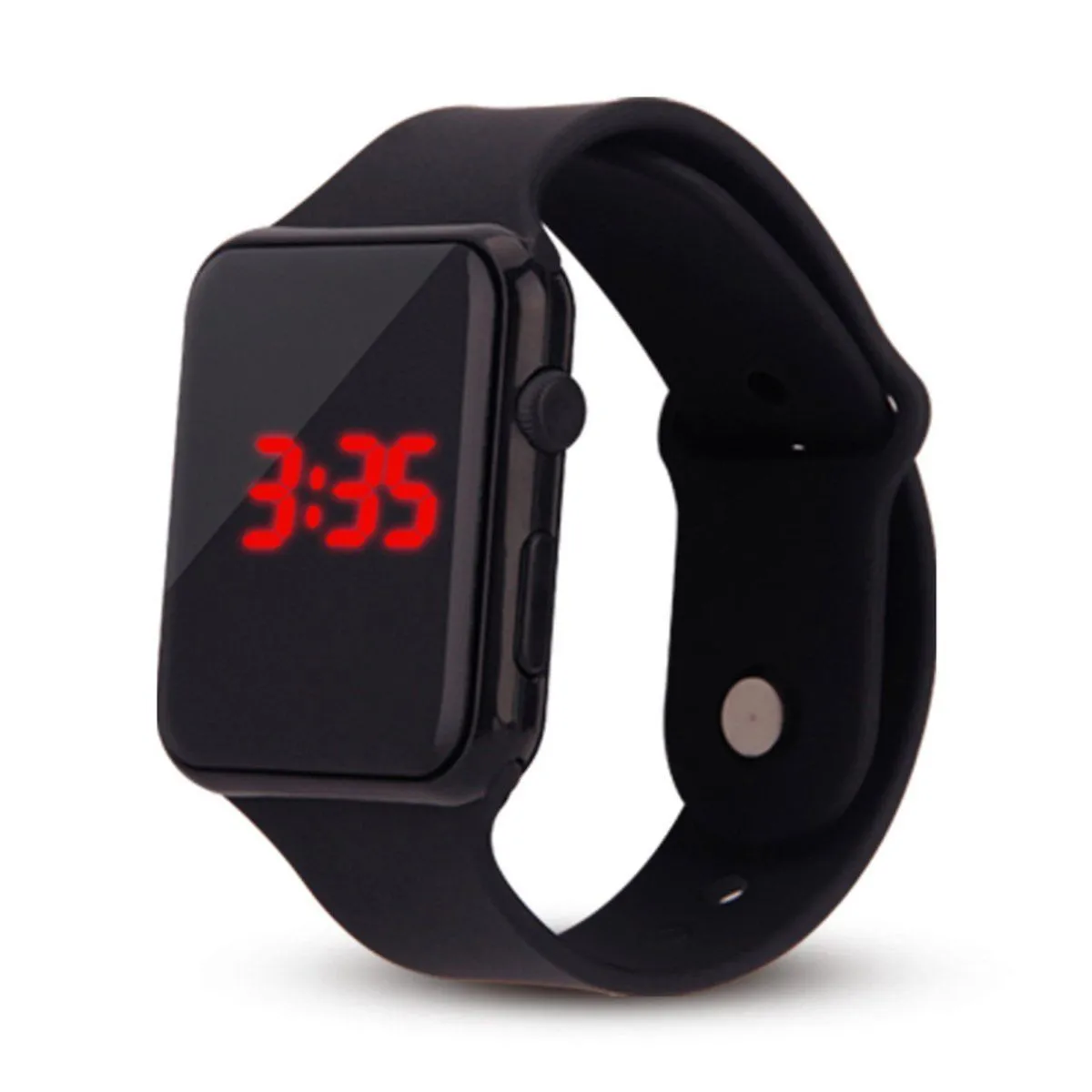

New Silicone Strap Unisex Digital LED Sports Watch Silicone Band Wrist Watches Men Children Fashion relogio masculino Hot #03
