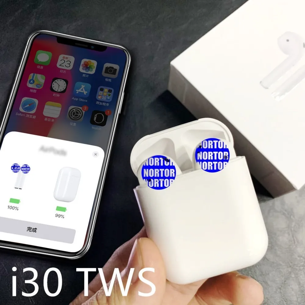 Super Copy Original 1:1 Size I30 Tws Pop Up Wireless