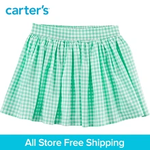 Carter’s 1-Piece baby children kids clothing Girl Spring Summer Gingham Poplin Skirt 258G980/278H019