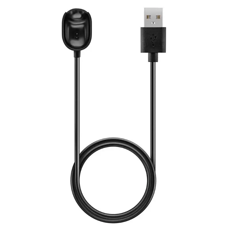 Черный ALLOYSEED высокое качество Charging Dock разъем USB кабель для зарядки колыбели 1 м USB кабель Xiaomi Mini беспроводной Bluetooth наушники - Цвет: Черный