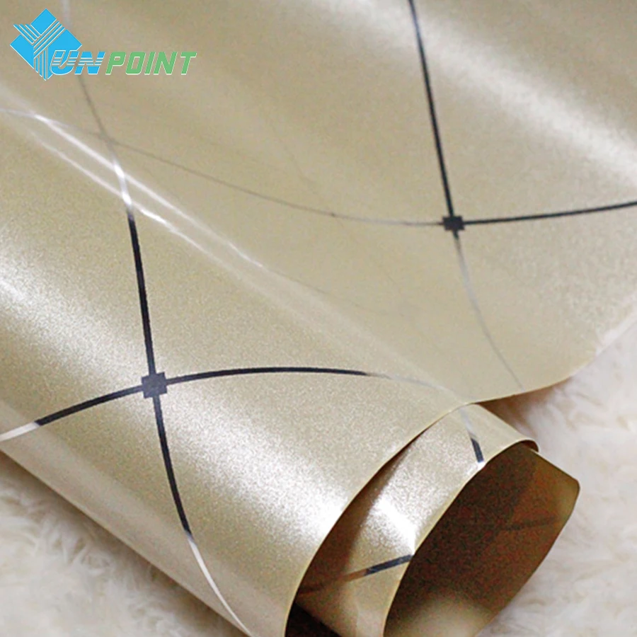 3 متر * 60 سنتيمتر/9.8ftX1.9ft الأبيض لامعة الطلاء DIY طبقة للزينة الفضة خطوط ذاتية اللصق خلفيات PVC ملصقات للمطبخ مجلس الوزراء