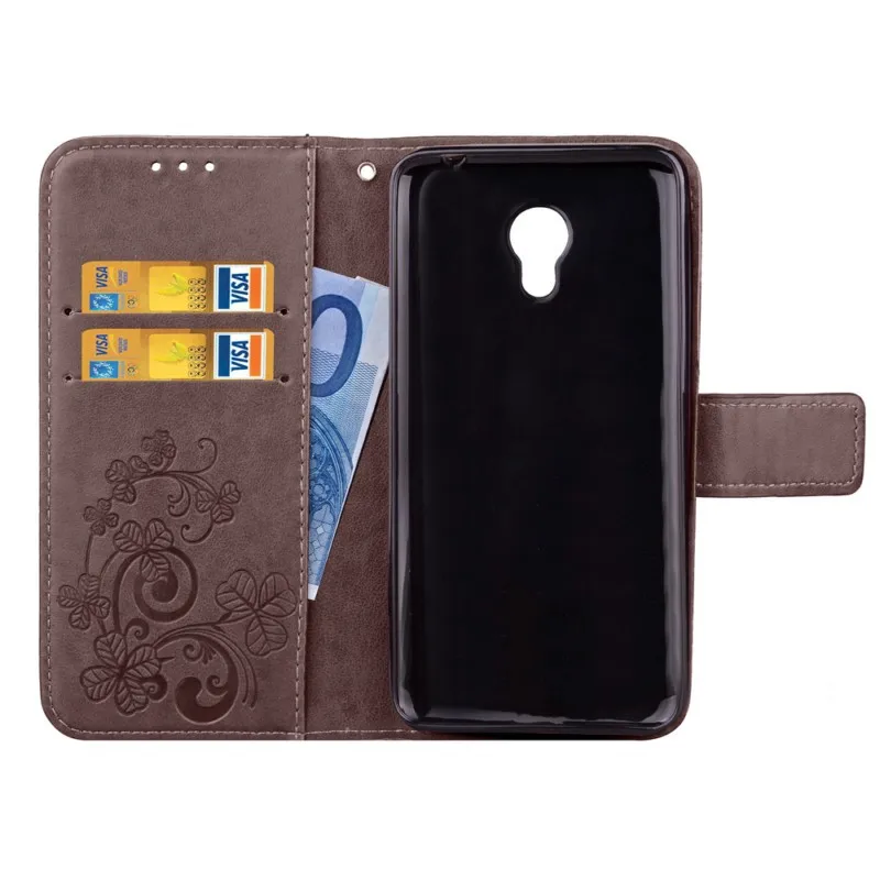 Meizu M3S Four Leaf Clover Wallet Case (16)