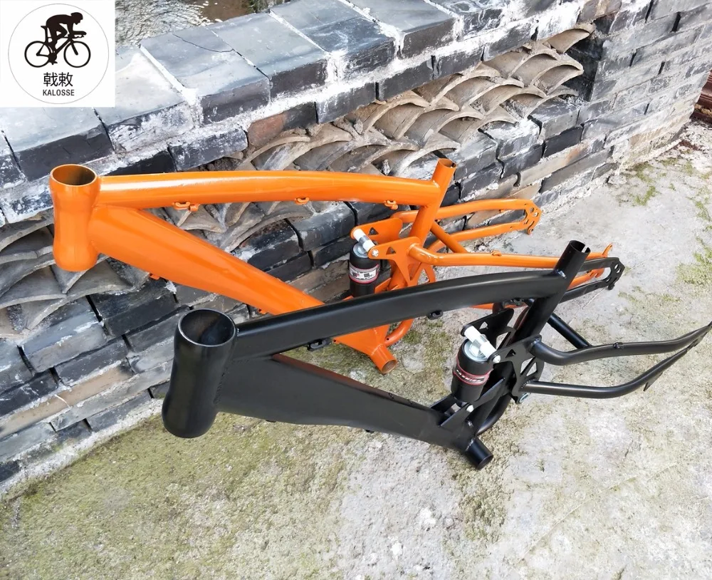 Flash Deal Kalosse DIY colors 26*4.8 tires  mountain bike frame  190mm rear hubs    fat  bike frame   BB 120 mm   snow  bike frame 17