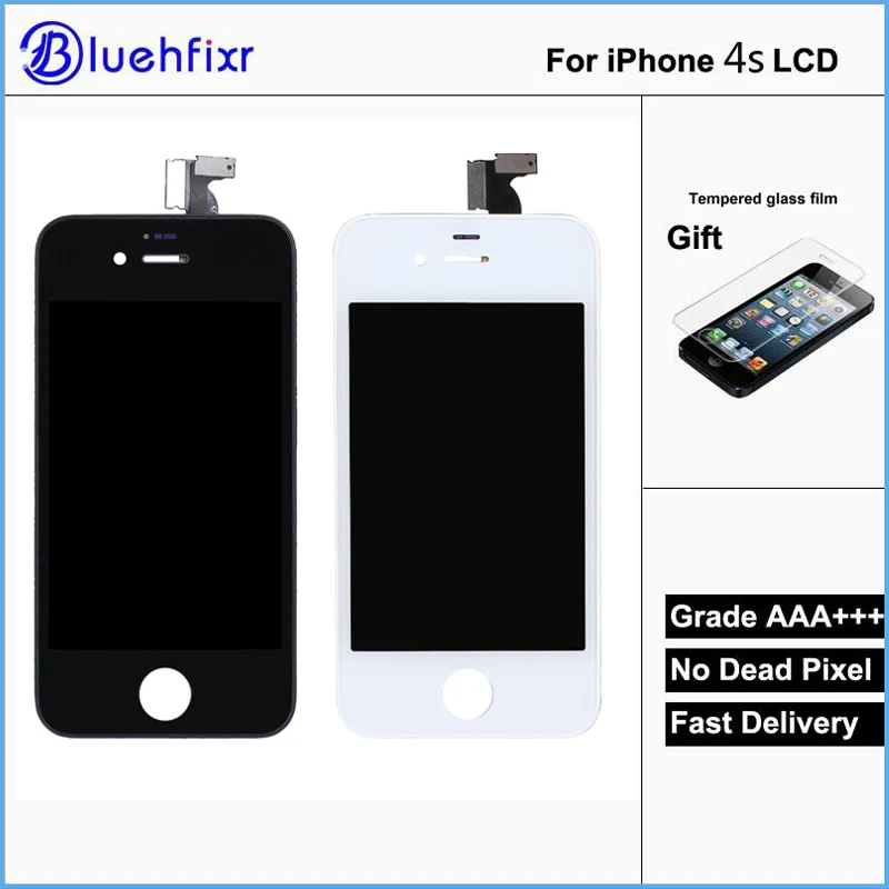

AAA Quality for iphone 4s LCD Touch Screen Digitizer Mobile Phone LCD Display Assembly with Frame For iPhone 4s LCD