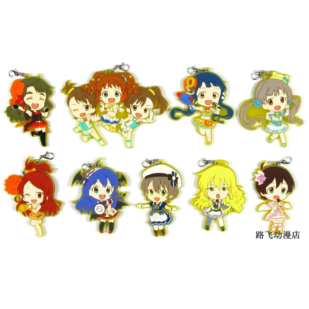 Экшн фигурка IDOLM @ STER аниме модель Amami Haruka Kisaragi Chihaya Takatsuki Yayoi Hagiwara Yukiho резиновый
