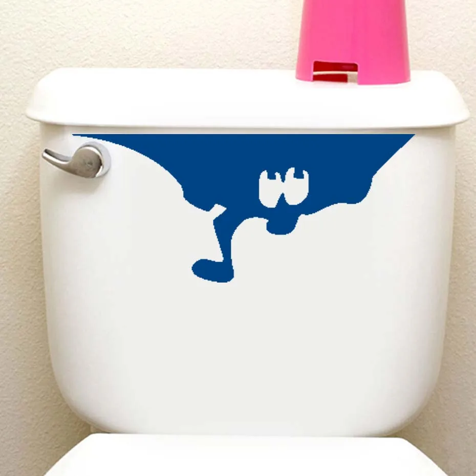 Toilet Decals Super Fun Designs Wall Sticker Colorful Creative For Bathroom Washroom Home Furniture Decoration On The Toilet (4)