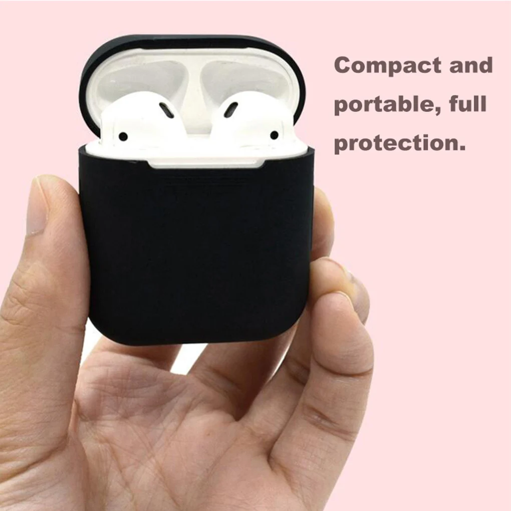 

Earphone Storage Box Life Waterproof Shockprood Dust-proof Silicone Protective Case Shell For Airpods Wireless