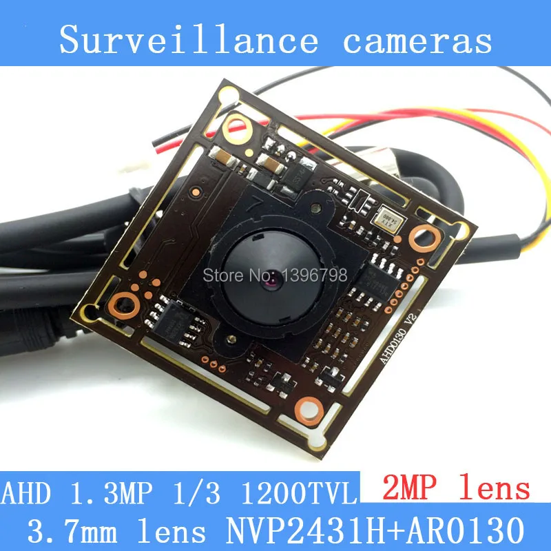 1.3mp AHD AR0130 CCTV 960 P мини ночного видения Камера модуль 1/3 "HD 2mp 3.7 мм объектив 92 градусов наблюдения камера