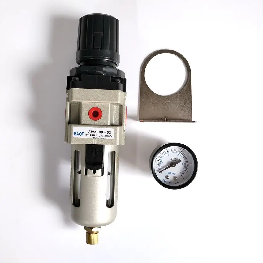Fevas Pneumatic SMC Type air Filter Regulator AW3000-03 3/8 inch Fevas Pneumatic SMC Type air Filter Regulator AW3000-03 3/8 inch