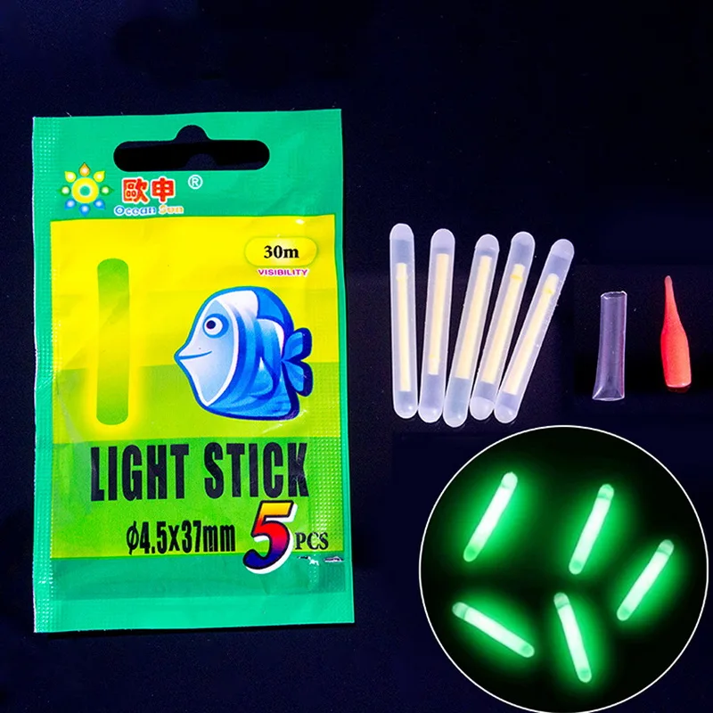 NCC 50PCS & 25PCS To Choose 4.5*37mm Night Fishing Luminous Float
