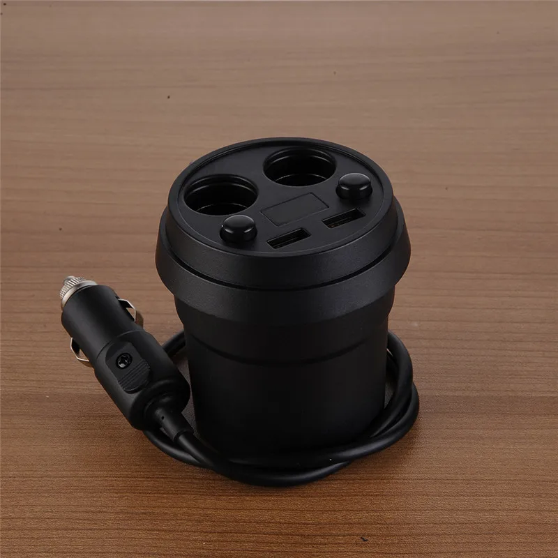Автомобильное многофункциональное зарядное устройство 3.1A 2 usb-разветвитель для автомобильного прикуривателя DC12-24V для DVR gps зарядки