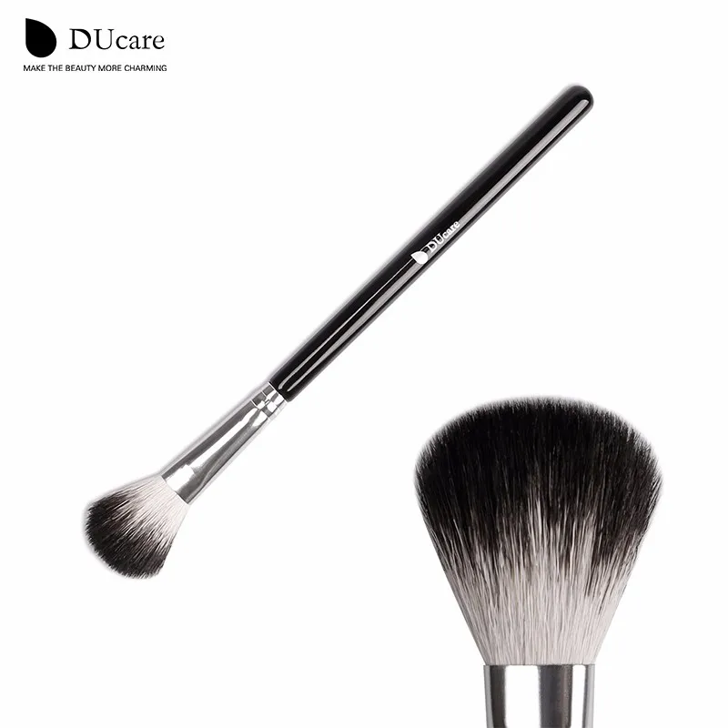 DUcare большой диффузор кисти для макияжа для женщин мягкие натуральные щетинки Косметические Инструменты Кисти для макияжа кисть для растушевки хайлайтера - Handle Color: DF04