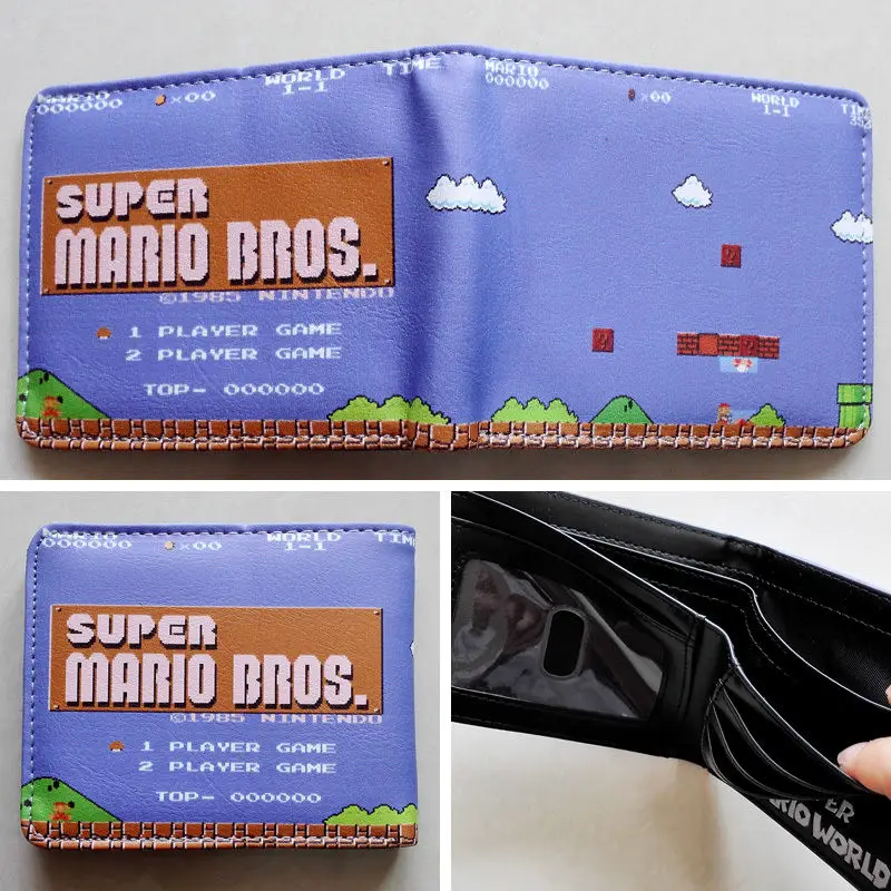 2018 Game Nintendo SUPER MARIO BROS. Logo wallets Purse Multi-Color 12cm Leather W138 цена 2018 Game Nintendo SUPER MARIO BROS. Logo wallets Purse Multi-Color 12cm Leather W138 цены онлайн