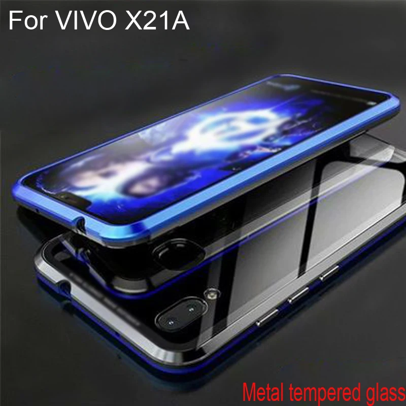 Роскошный чехол с магнитной адсорбцией для VIVO X21A металлической рамкой