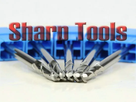 sharp tools bits end milling cutters