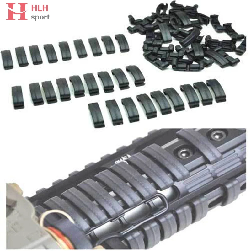 

60 Clips Tactical Airsoft Index Clips for RIS RAS Handguard Fit all 20mm RIS standard weaver rail