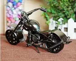 Ретро Mini Железный Металл Harley модель мотоцикла скутер автомобиля игрушки для детей малыша на день рождения Рождественский подарок ремесло