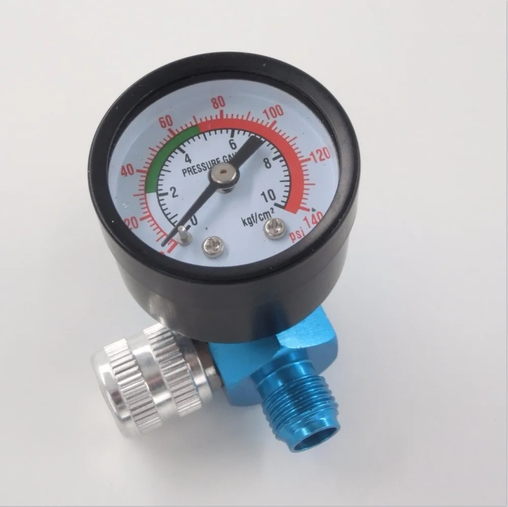 HVLP spray gun regulator watch air pressure adjustment regulator tail