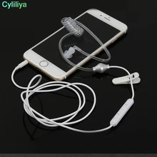 Односторонние наушники с пружиной анти-радиационный Интеллектуальный переключатель ушной крючок наушники для всех смартфонов 100 шт./партия