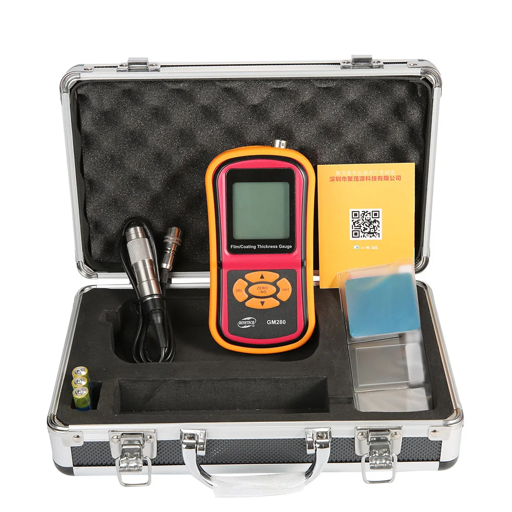 GM280 NFe Digital Film/Paint Coating Thickness Gauge Meter Tester Paint/Sheet Metal Range 0~1500um | Инструменты