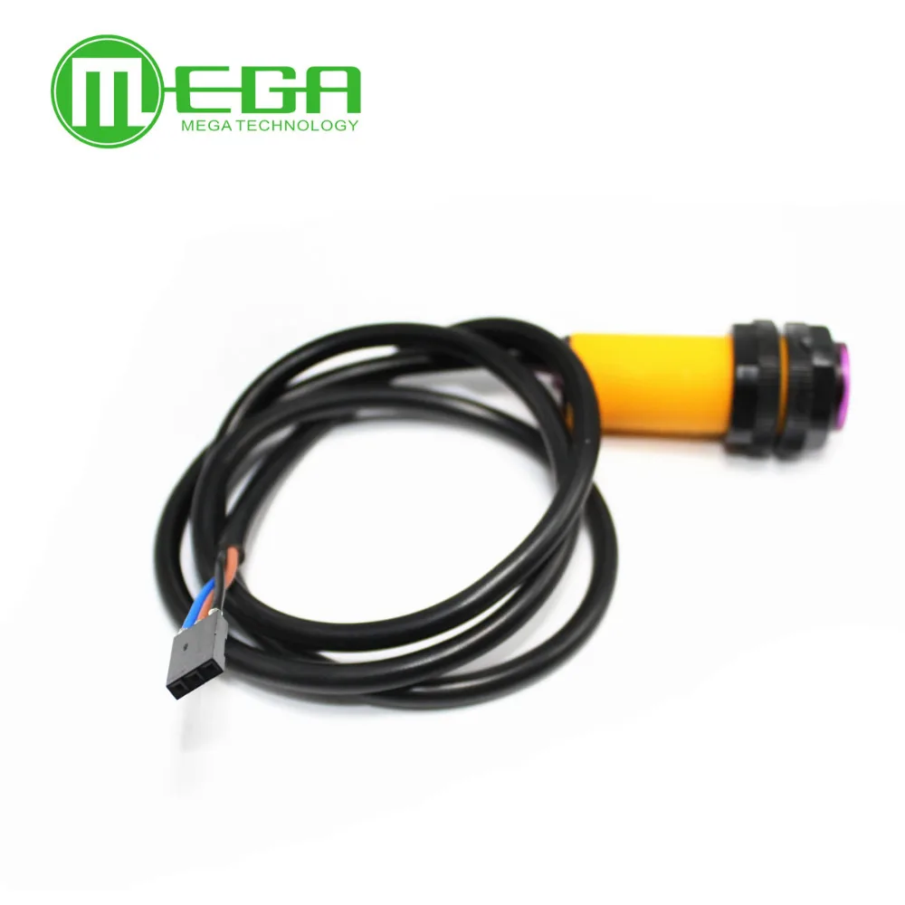 

Smart Car Robot E18-D80NK Infrared Obstacle Avoidance Photoelectric Sensor Proximity Switch 3-80cm Detection Range Adjustable