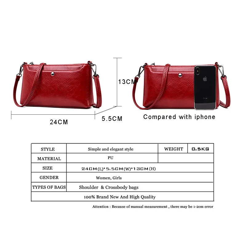 OLD TANG PU Leather Luxury Handbags Women Messenger Bags for women Gift Shoulder Bag Female Bags For Girls Crossbody Bag