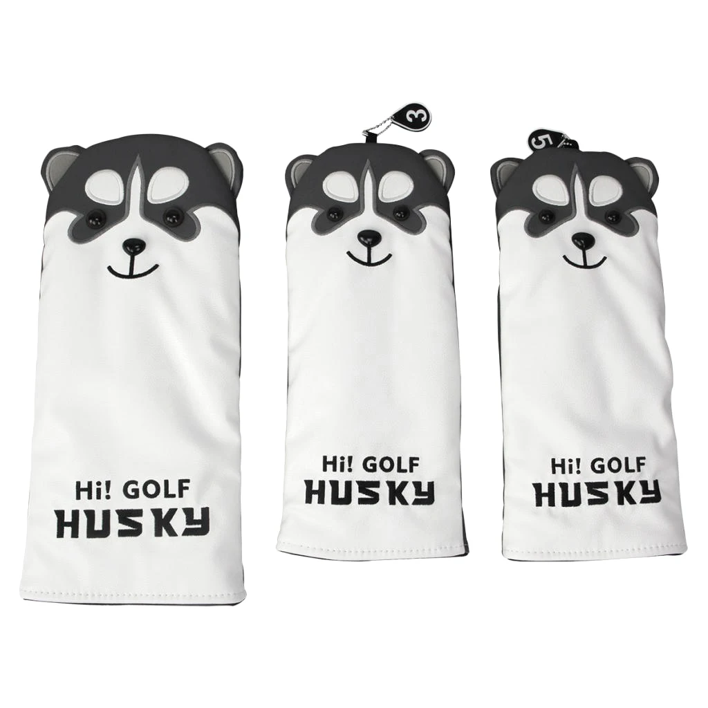 3PCS Golf Club Head Covers for Drivers and Fairways/Golf Driver Head Covers With Easy-to-Read Number Tags