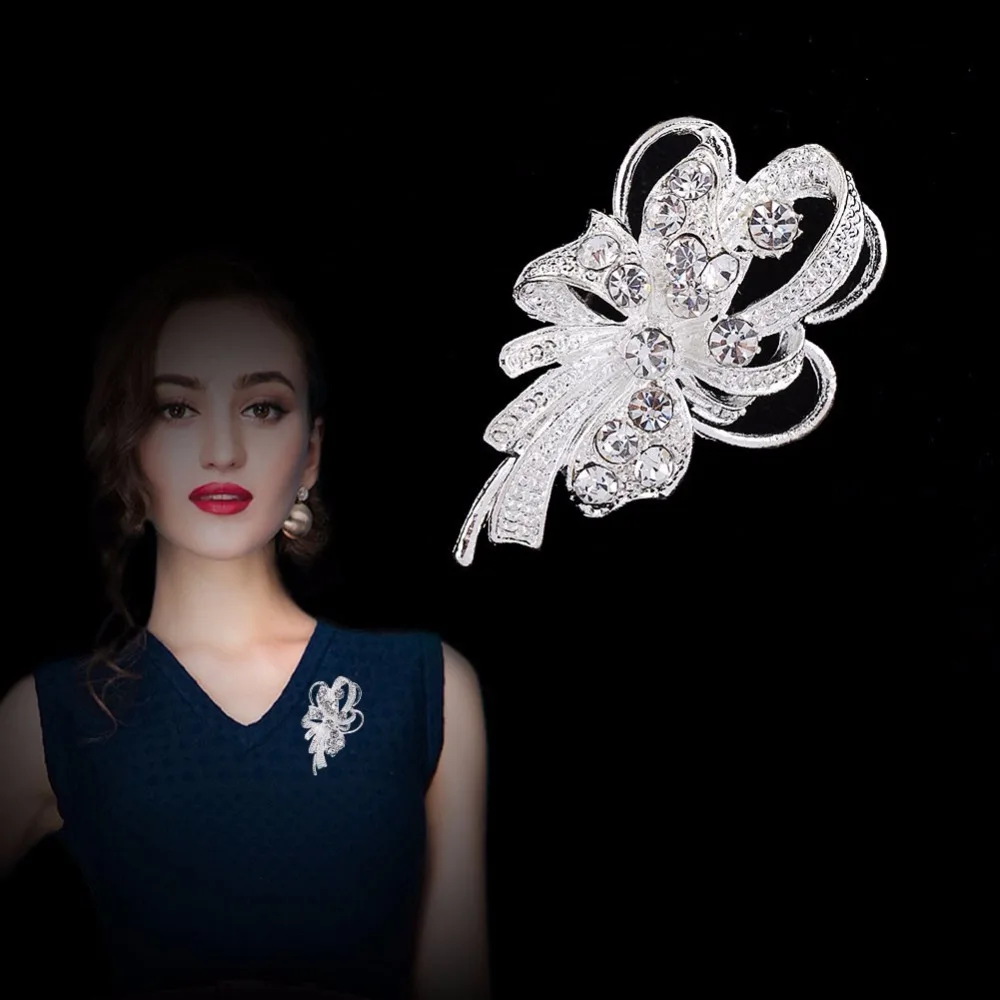 

Vintage Women Rhinestone Brooch Wedding Bridal Pin Jewelry brooch pins Gifts