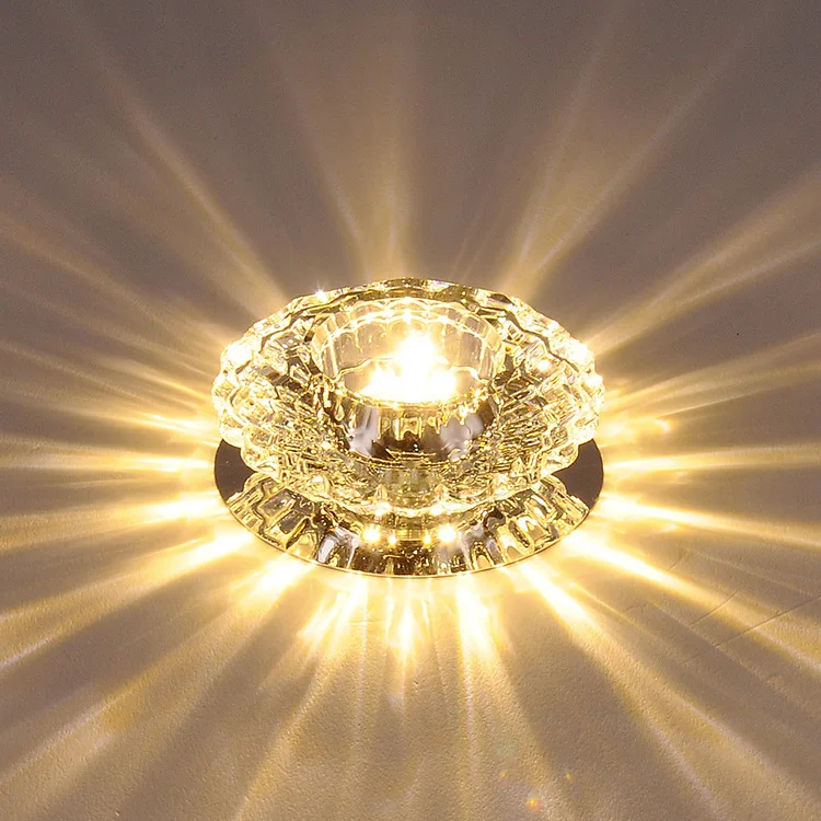 

Modern Corridor Mirror Ceiling Lamp Aisle Hallway Lighting Down Crystal Mordern Flush Mounted LED Ceiling Lights For Living Room