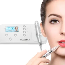 FAMISOO N6II машинка для татуировки цифровая электрическая машинка для бровей губ ротационная ручка МТС пму система макияж машина ротационная Татуировка Машина