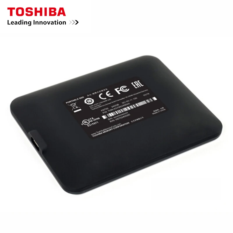 Toshiba XS700 мобильный внешний HDD Портативный 240гб USB 3,1 высокоскоростной Тип C твердотельный накопитель зашифрованный SSD