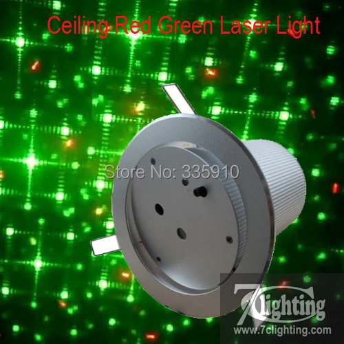 New Remote Disco Ceiling Light Red Green Laser Light Projector