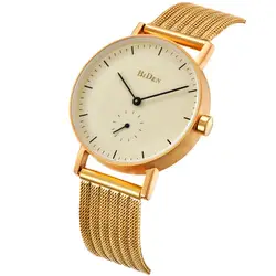 Женские часы бизнес Байден Бренд роскошные золотые женские кварцевые наручные часы Кварцевые водонепроницаемые женские часы Citizen движения
