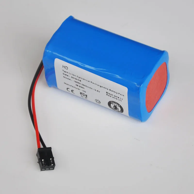 14,8 V 2600mAh литий-ионная аккумуляторная батарея Замена для V-M900R 900G пылесос подметальный робот