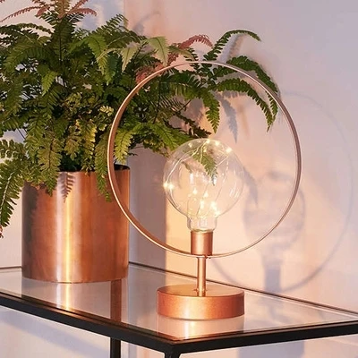 

T Creative Loft Warm Golden Table Lamps Retro Creative American Style Lighting For Bedroom Foyer Hotel With LED Bulb