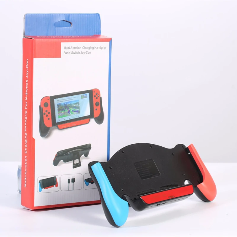  Grip Handle Charging Dock Station 10000mAh Power Bank Portable Charger Chargeable Stand Holder for 