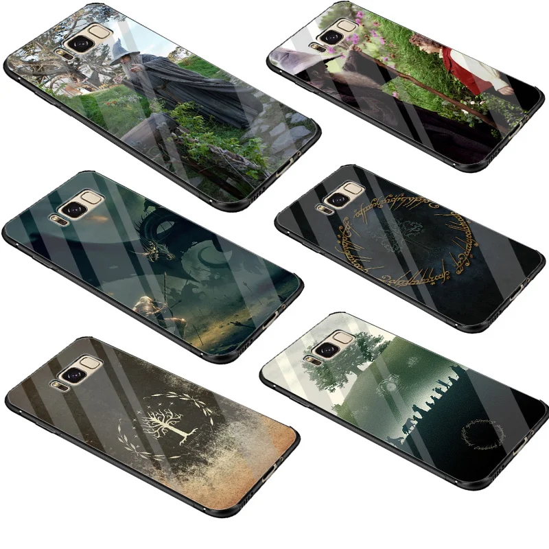Glass Soft Lord Of The Rings Hobbit Gandalf Case Cover for Samsung Galaxy S7 Edge S8 S9 Plus S10 Note 8 9 | Мобильные телефоны и
