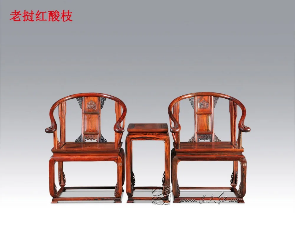 Retro Nostalgia Furniture Sets TWO Armchair and ONE Tea Table Solid Wood China Classical Living Room Coffee Desk Set Rosewood Retro Nostalgia Furniture Sets TWO Armchair and ONE Tea Table Solid Wood China Classical Living Room Coffee Desk Set Rosewood