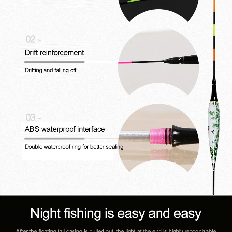 Lawaia Рыболовные Поплавки, рыболовные аксессуары, Электронная нано плавающая вода без теней, яркая, высокая чувствисветильник ночная рыбалка