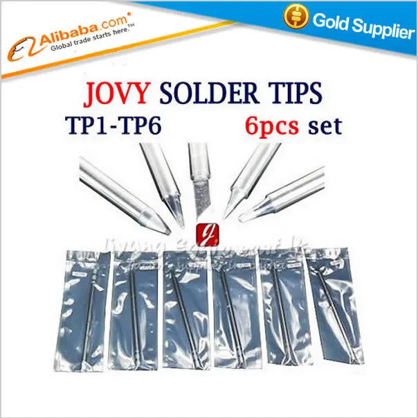 

Original Jovy iSolder-40 Soldering Iron Tip Type JV TP1-TP6,solder tip desoldering tip
