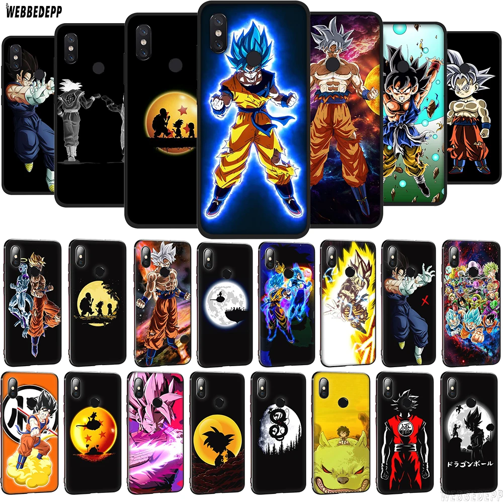 

WEBBEDEPP Dragon Ball Z TPU Cover for Xiaomi Mi 6 8 9 SE A1 A2 Lite Mix 2s Max 3 for POCOPHONE F1 Soft Case