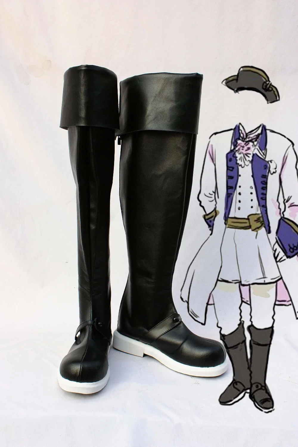 

APH Axis Powers Austria cosplay Shoe Anime boots Custom-made