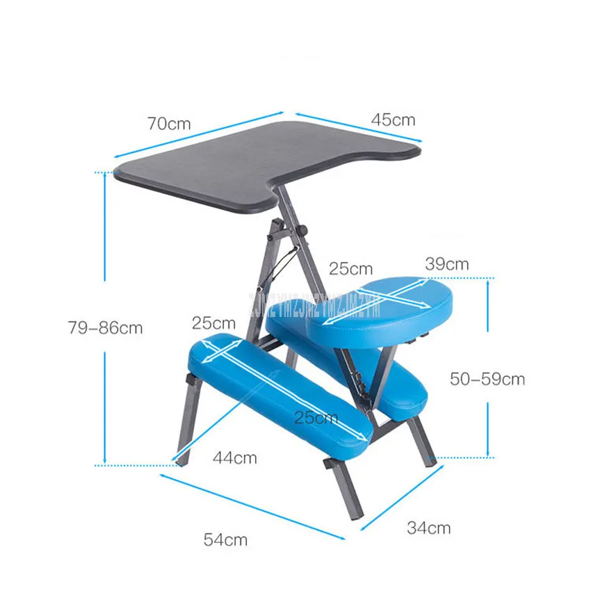 Домашнее взрослое студенческое обучение складное офисное кресло с настольным письменным столом эргономичное сидение коррекция осанки