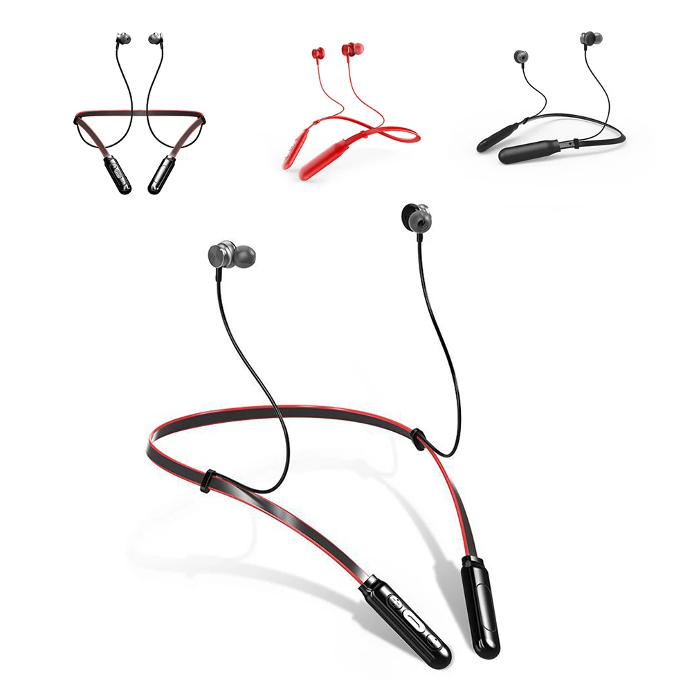 

Q9 Wireless Magnetic Bluetooth Earphone Headset Waterproof Sports Bluetooth 5.0 Earphones With Microphone Neck-mounted Headsets