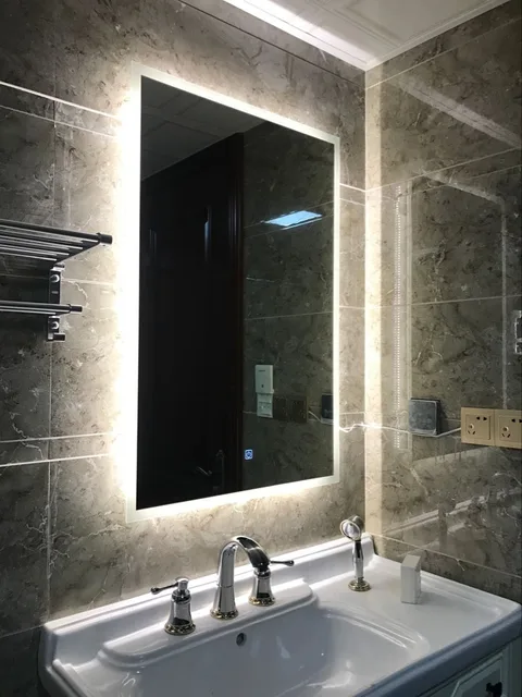 DIYHD Doos Diffusers Led Backlit Badkamer Spiegel Vierkante Wall ... DIYHD Doos Diffusers Led Backlit Badkamer Spiegel Vierkante Wall ...