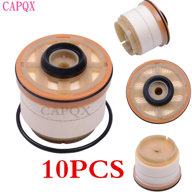 

CAPQX 10PCS Wholesale GOOD Fuel Filter Diesel Filter Element 23390-0L041 For HILUX HIACE FORTUNER KIJANG INNOVA 2009-2015 2016
