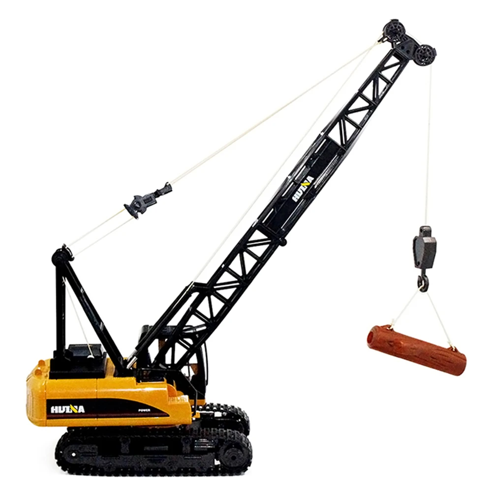 

HUINA TOYS 1572 1:14 2.4G 15CH RC Alloy Crane Engineering Truck RTR With Movable Latticed Boom Hook/Mechanical Sound Truck Gifts